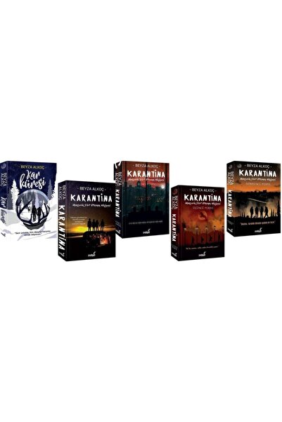 İndigo Kitap Kar Küresi / Karantina 1 / 2 / 3 / 4 ( 5 Kitap Set)