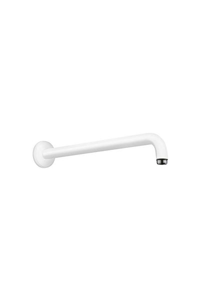 Hansgrohe Satin White Shower Elbow - 38.9 Cm