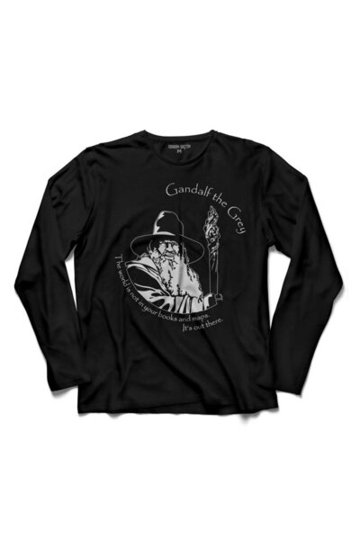 Kendim Seçtim Gospodar prstenova Gandalf Sivi 2 majica dugih rukava