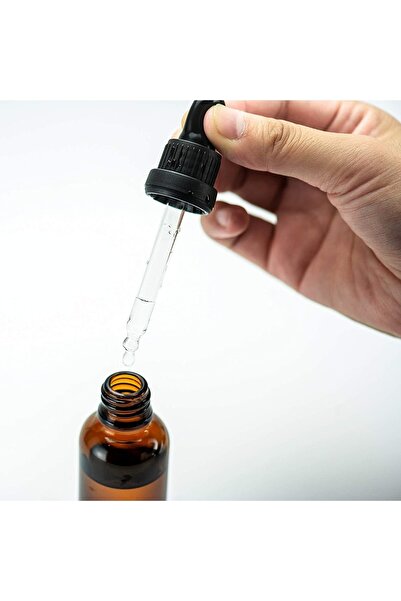 4asdepo Amber Cam Şişe 30 Ml Cam Damlalıklı 50 Adet