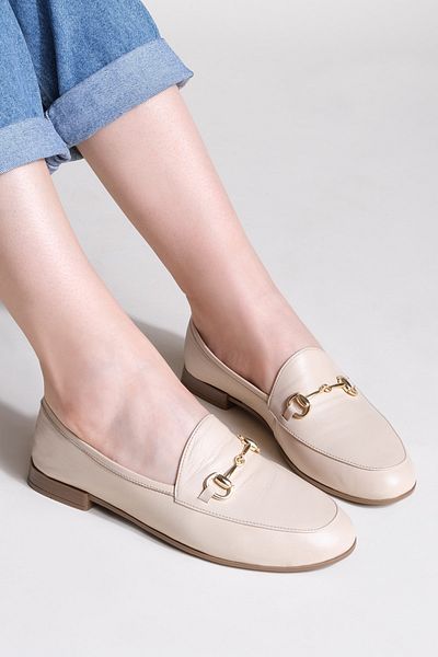 Marjin Loafer - Beige - Flacher Absatz