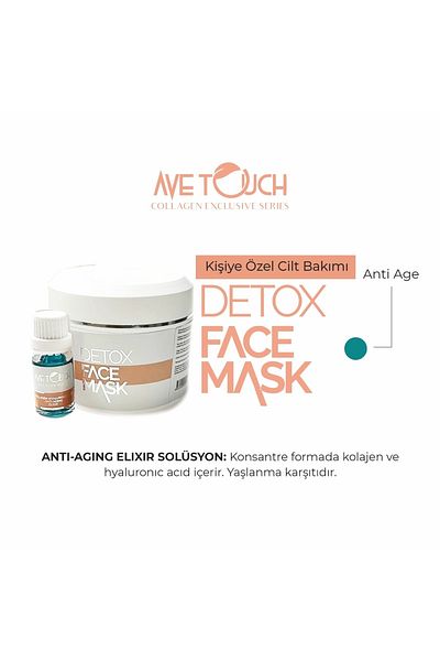 AVE TOUCH Detox Face Mask & Anti-aging Elixir Solution - Anti-Aging Face Care Mask