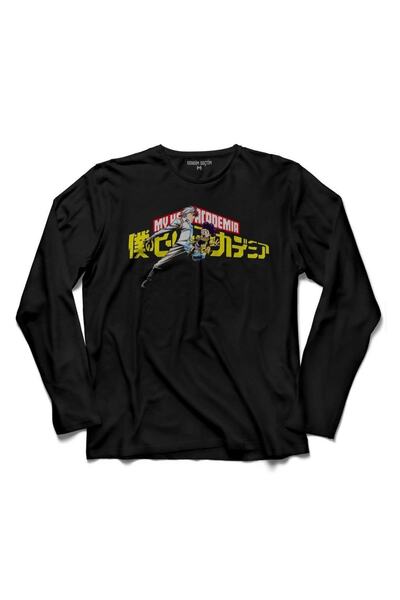 Kendim Seçtim Izuku Midoriya Boku No Hero My Academia logo majica dugih rukava