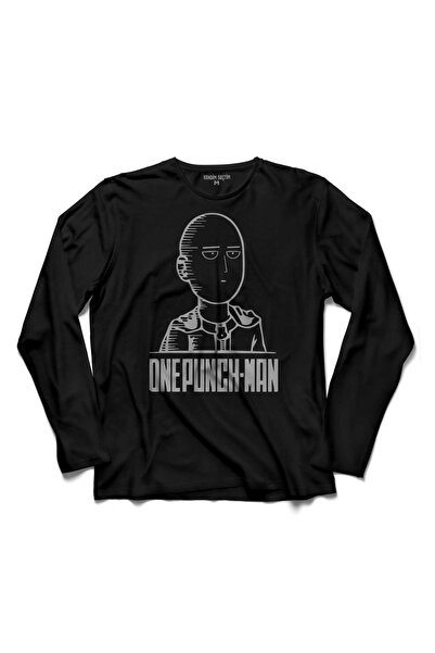 Kendim Seçtim ONE PUNCH MAN 10 KM SVAKI DAN LOGO 2 MAJICA SA DUGIM RUKAVIMA