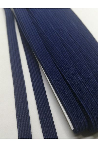 Firebird Takı Aksesuar Ve Kamp Malzemeleri Επίπεδος ελαστικός κλωστής 6 mm Navy Blue Χρώμα 10 μέτρα