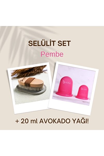 HVM Selülit Set Pembe, Cilt Bakım Seti