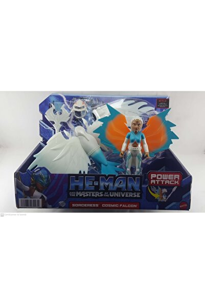 mattel Masters Of The Universe Power Attack Sorceress & Cosmic Falcon