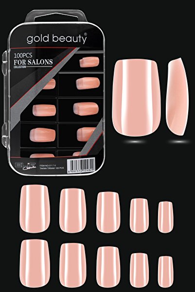 Gold Beauty Takma Tırnak 100'lü (küt)