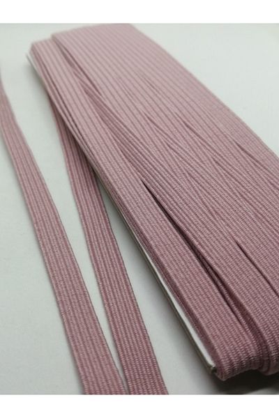 Firebird Takı Aksesuar Ve Kamp Malzemeleri Επίπεδος ελαστικός νήμα 6 mm Dusty Rose Χρώμα 10 μέτρα