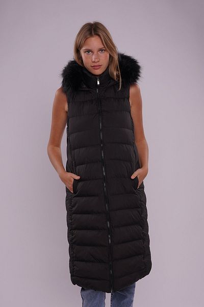 PIQUE Gabria Furry Hooded Vest