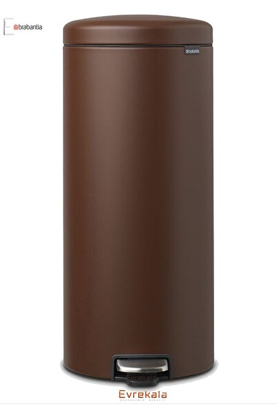 Brabantia Evrekala Shop Pedallı Çöp Kutusu 30 Lt Kahverengi Yeni Seri