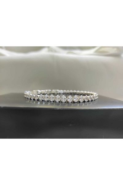 FREESİATAKİ Women's Zirconstone Waterway Shuttle Bracelet