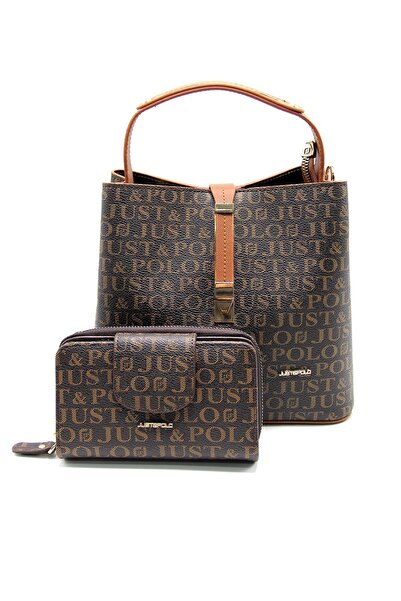 Just Polo Printed Patterned Special Series Bag Wallet Combination 2055-gd Kah...