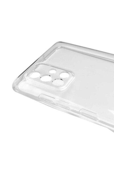 Nezih Case Samsung Galaxy A51 Uyumlu Kılıf Kamera Korumalı Şeffaf Esnek Yumuşak Silikon Kapak