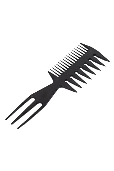 MAQYA Cosmetics Pieptene pentru coafură cu trei fețe, în formă de os de pește...