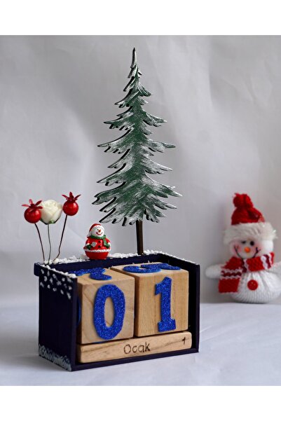 Tahtadenizi Yeni Yıl Yılbaşı Hediye Ahşap Takvim 2026 El Yapımı