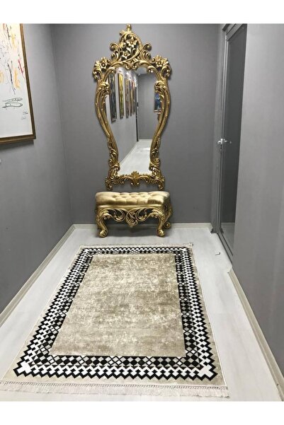 THEMODERNHANE Dijital Baskılı Yıkanabilir Kaymaz Tabanlı Dekoratif Salon Mutf...