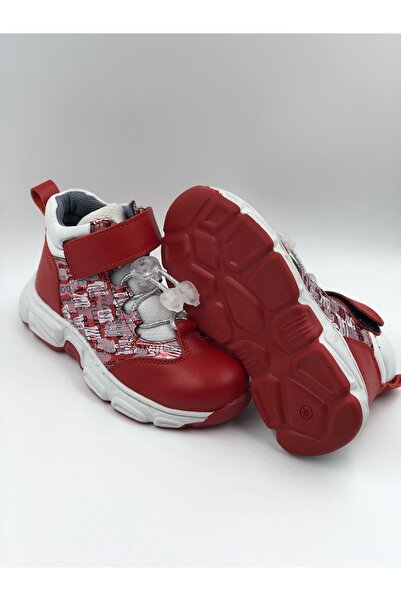 Zeyno Bebe Kırmızı Magazin Baskılı Çocuk Bot