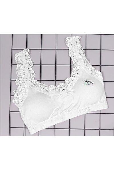 tuanagiyim Βαμβακερό σουτιέν Plus Size Gathering Lace - 3 τεμάχια, χοντρές τιράντες, μισό εσώρουχο