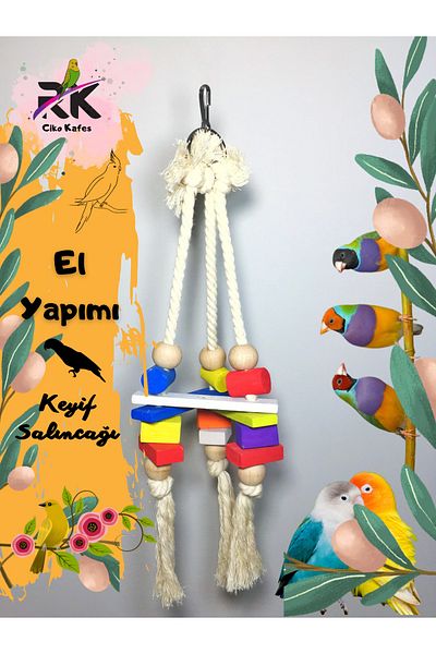 Ciko Kafes Rope Beaded Swing