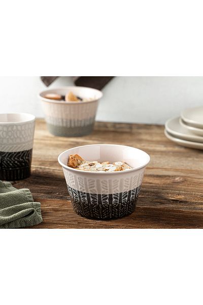English Home Nora Stoneware Bowl 530 Ml Black
