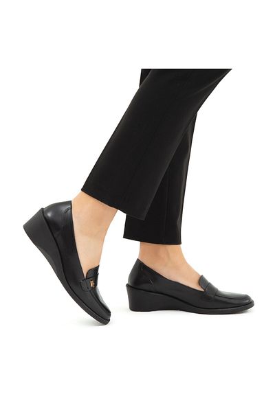 Tamer Tanca Women's Leather Loafer Shoes 759 3228 Bn Ayk Sk22/23