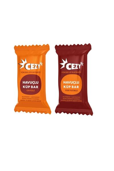 Havuçlu Küp Bar Cevizli 30gx10 Adet Yerfıstıklı 30gx10adet