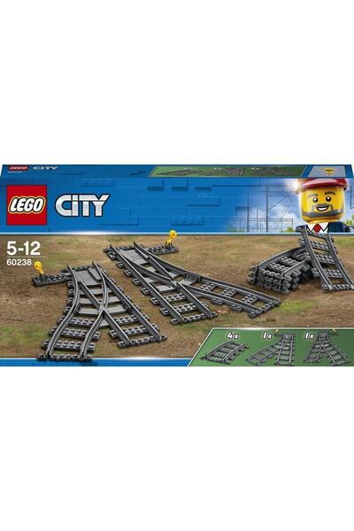 LEGO ® City Değiştiren Makaslar 60238 - Tren Seven Çocuklar için Yaratıcı Oyuncak Yapım Seti (8 P)