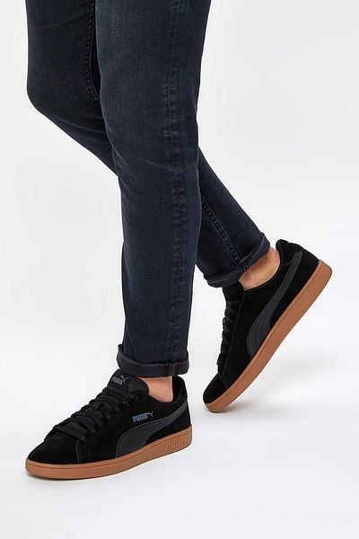 Puma Smash V2 - Black Men's Leather Sports Shoes364989 15