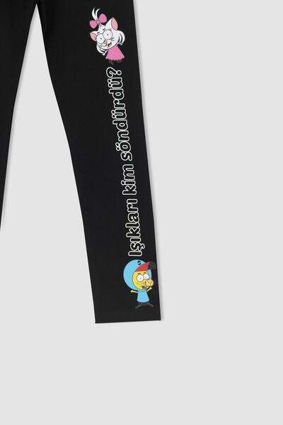 DeFacto Kız Çocuk Kral Şakir Slim Fit Uzun Tayt