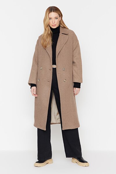 Trendyol Collection Coat - Brown - Basic