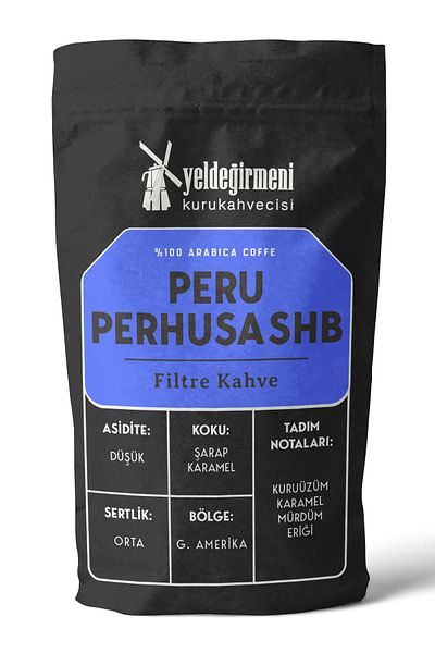 Yeldeğirmeni Kurukahvecisi Perhusa Filter Coffee - 1000 gr Peru