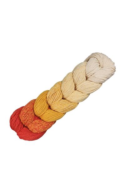 Spagettiyarn Νήμα πλεξίματος Macrame Ombre Sun