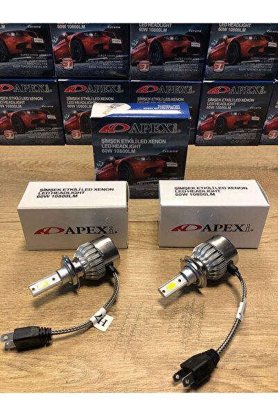 APEXİ H7 Led Xenon Far Ampülü Yeni Nesil Şimşek Etkili