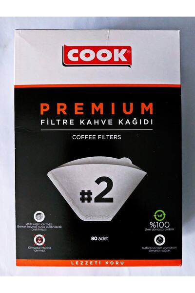 COOK Premium Filtre Kahve Kağıdı - No 2