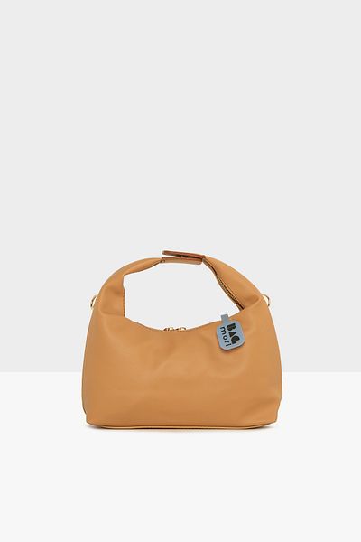 Bagmori Дамска мини чанта през рамо Camel със закопчалки M000007832