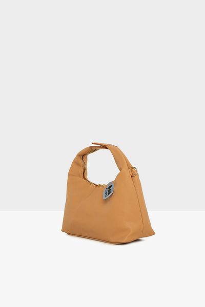 Bagmori Дамска мини чанта през рамо Camel със закопчалки M000007832