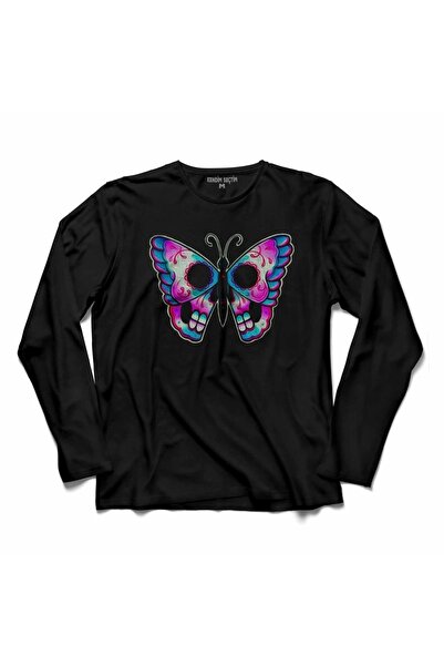 Kendim Seçtim Dizajn leptira Majica dugih rukava Štampano za decu T-shirt
