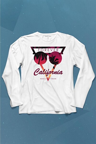 Kendim Seçtim California Forever Summer Minimal Good Vibe majica dugih rukava...