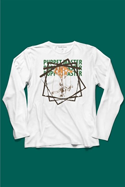 Kendim Seçtim Puppet Puppet Master Tricou cu mânecă lungă geometrică Tricou i...