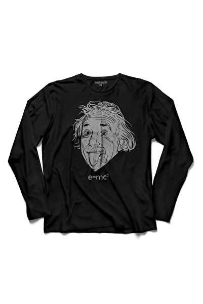 Kendim Seçtim Albert Einstein Physics Formula Equation E=mc2 2 Tricou cu mâne...
