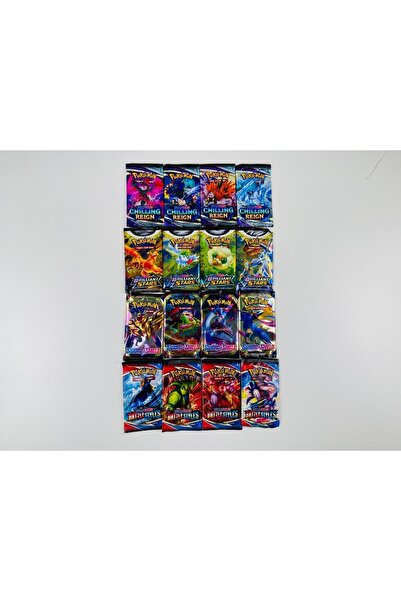 Abetto Market Pokemon Set of 4 16 Packs with 4 Series Special Cards