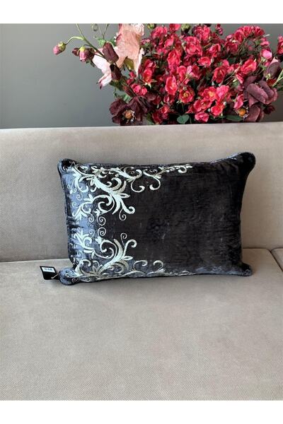 Lucky Art Vz 011 Black Shawl Pattern Pillow