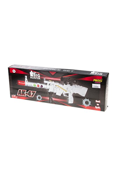 Prestij Kutulu Pilli Işıklı Ak-47 Tüfek Fab(6868) 4436