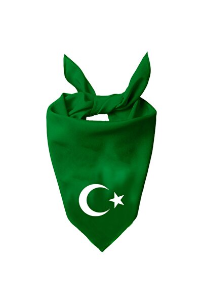 Tasarım Trend Eșarfă de culoare unică cu design Ayyıldiz