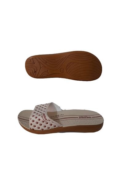 GEZER Light Brown-cream Women's Daily Slippers Gzer1458-7