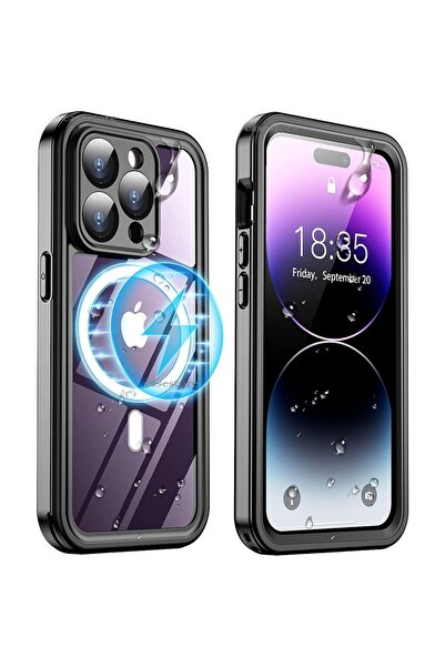 m.tk moveteck Iphone 14 Pro Uyumlu Kılıf Kamera Korumalı Waterproof Darbe Önl...
