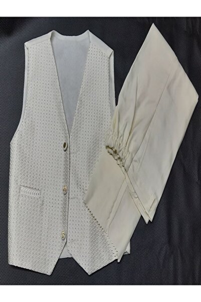 PAZARSEN Set de pantaloni de circumcizie - Culoare crem