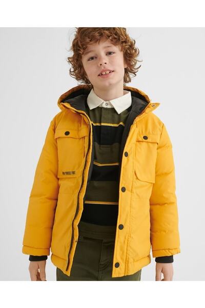 MAYORAL Erkek Çocuk Çok Cepli Sarı Mont