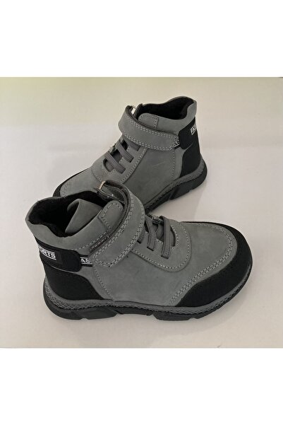 Mini Angel Erkek Çocuk Hakiki Deri -nubuk-, Termal Iç Astar Ve Ortopedik Tabanlı Outdoor Tasarım Bot